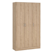 Vado, Armadio Multiuso Grande 4 Ripiani, 104x181h cm Marrone Rovere