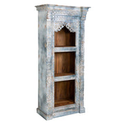Scaffale in legno finitura artigianale 80x46x180h cm