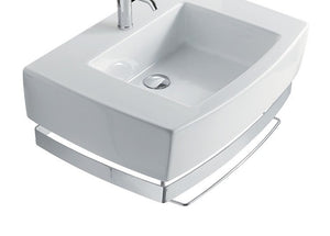 Struttura porta asciugamani sa02 cm.70x46 ottone cromato