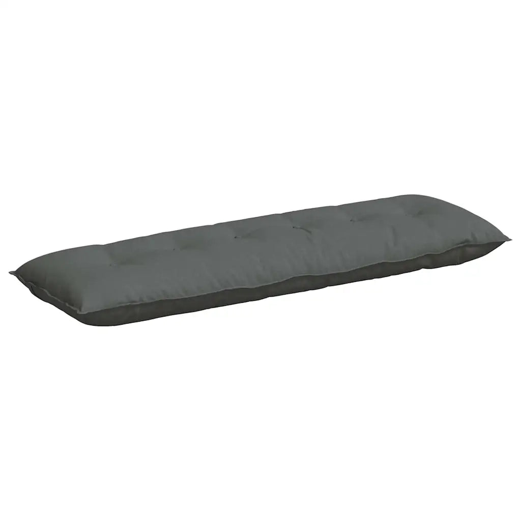 Cuscino per Schiena Grigio scuro 160 x 19 x 50 cm Tessuto 42014874