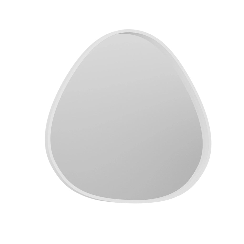 Ecaris A/G Lampada da Parete Specchio con Led 30W+5W CCT 3000K-4000K Dimmerabile, Struttura Alluminio Bianco Satinato - Gealuce