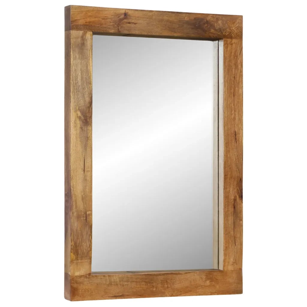 vidaXL Set Mobili da Bagno 2pz in Legno Massello di Mango