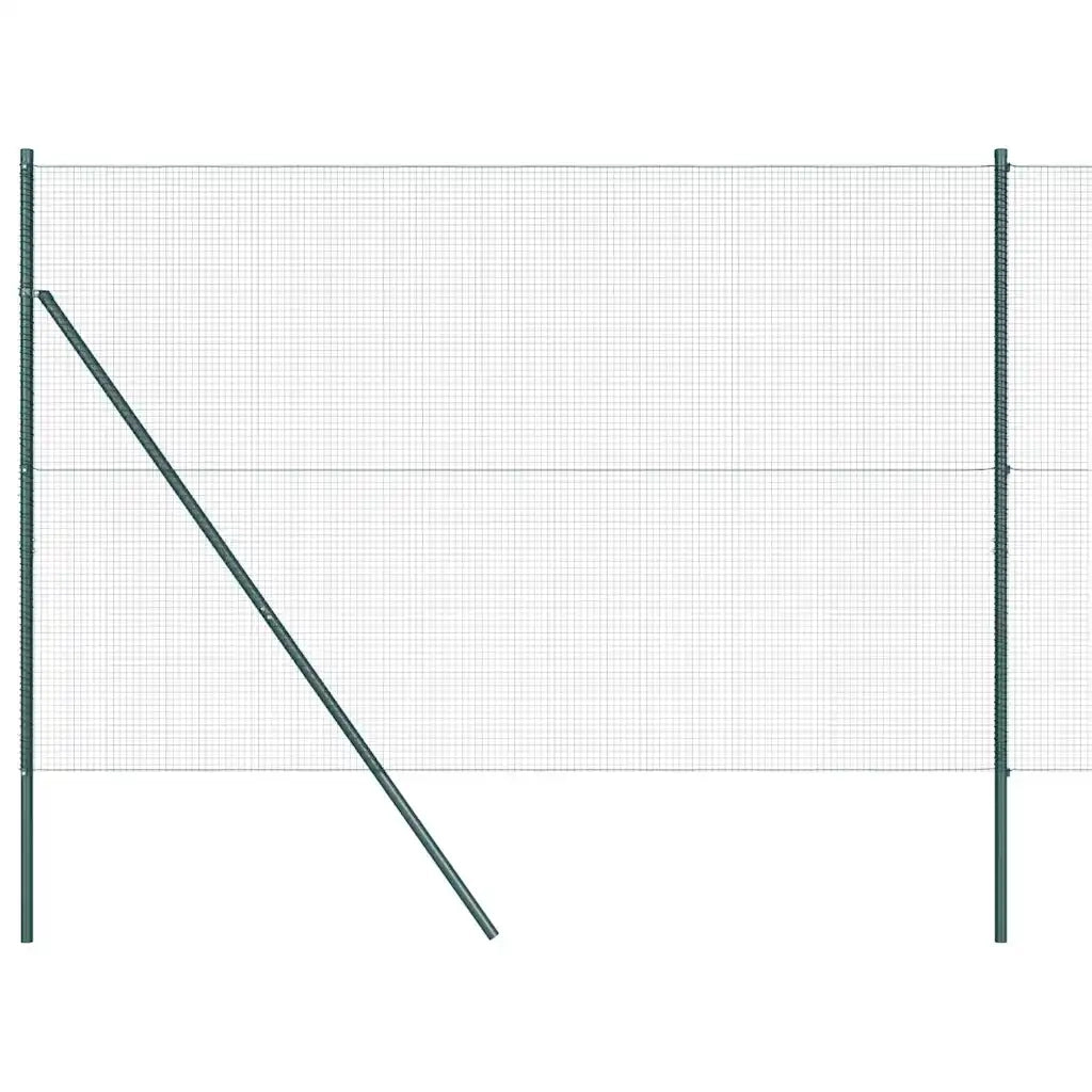 Palo della recinzione | Pannello per recinzione Acciaio e PVC Verde