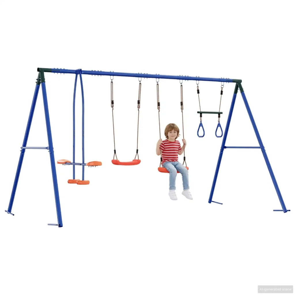 Set di Altalene per Esterni Multicolore 330 x 185 x 185 cm 3429836