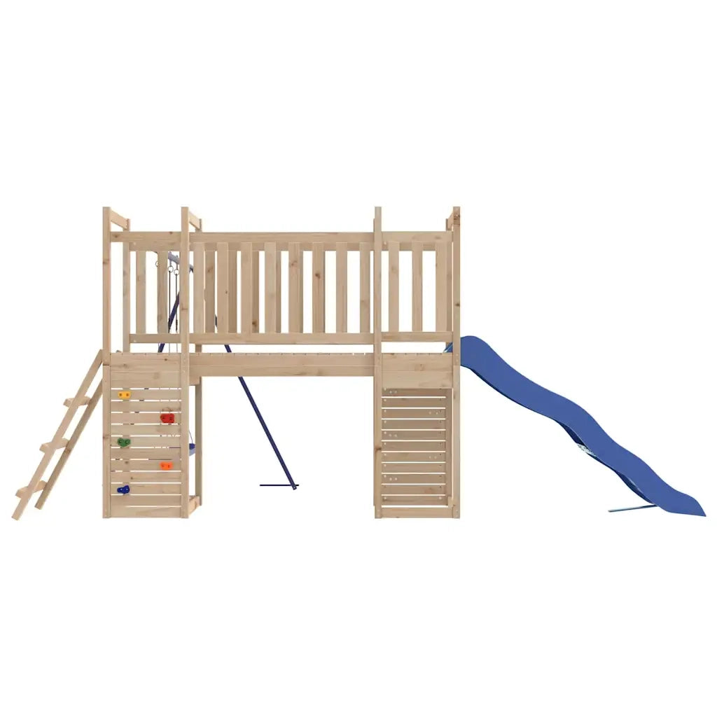 Set da Gioco da Esterno in Legno Massello di Pino 3155930