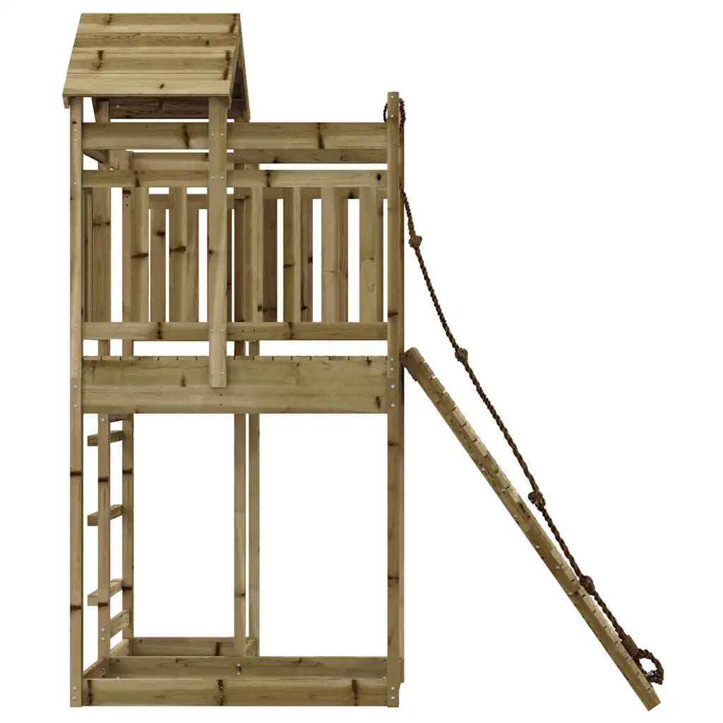 Casetta con Arrampicata in Legno di Pino Impregnato 3156876