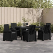 Set da Pranzo per Giardino 7 pz Antracite PP 3430136