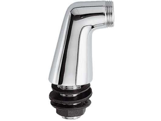 Colonnetta per bordo vasca in ottone cromato