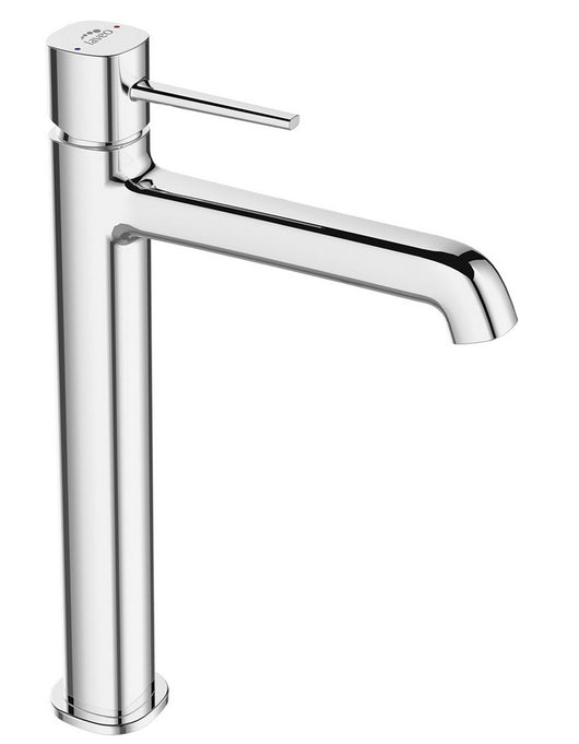 Batteria lavabo da appoggio – design elegante con leve sottili, aeratore regolabile e finitura cromata