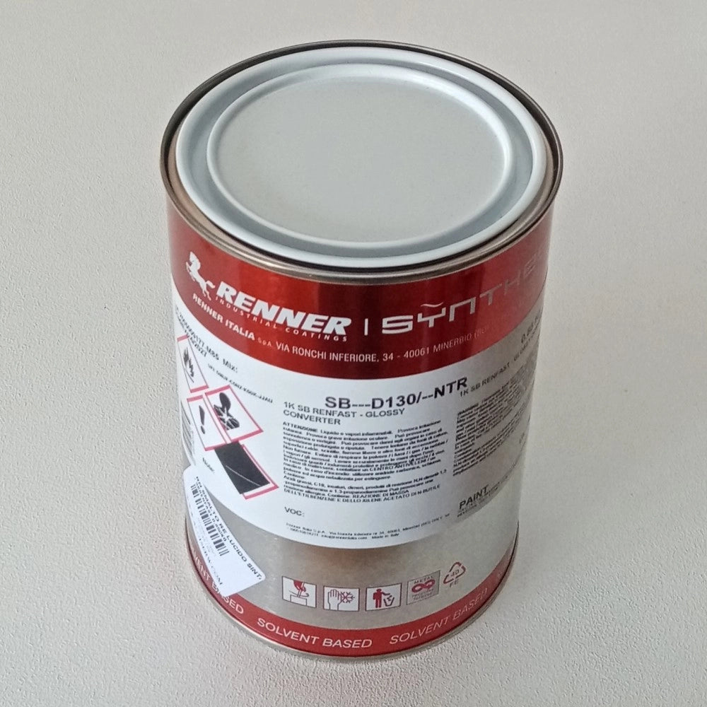 Renner renfast 1kg smalto lucido - tutti i ral 2000 - base nitro a rapida essiccazione, colore  ral 2003 - arancio