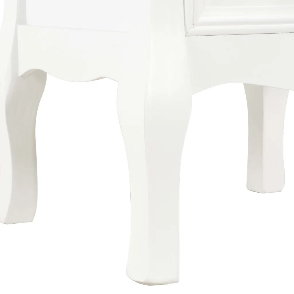 Comodini Bianchi 2 pz 35x30x49 cm in MDF 280037
