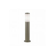 Palo Basso Moderno Panama Alluminio Tortora 1 Luce E27 300Cm