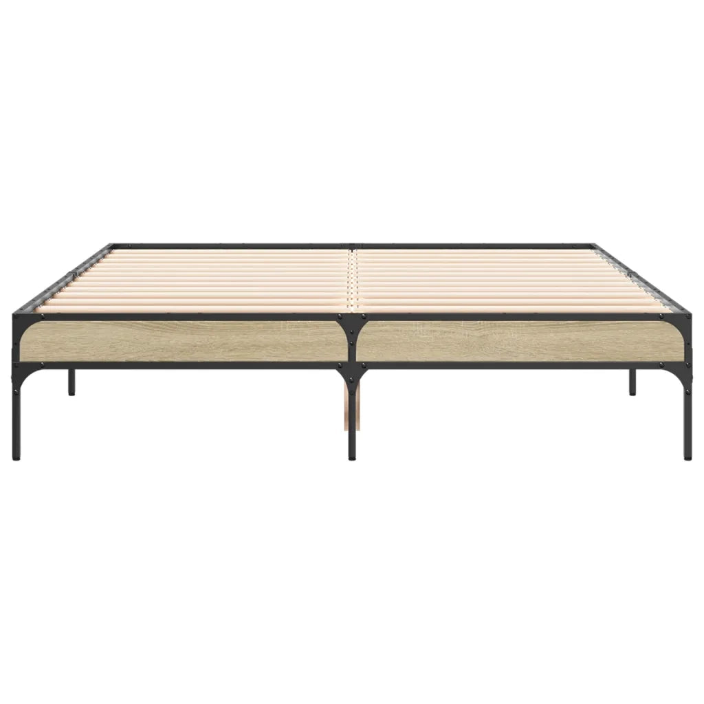 Giroletto Rovere Sonoma 135x190 cm in Legno Multistrato Metallo 845042