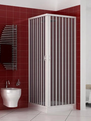 Box in Kit Fai da Te per Doccia in PVC a Soffietto 2 Lati Apertura Angolare Simply - Misura: 70 x 90 x h185