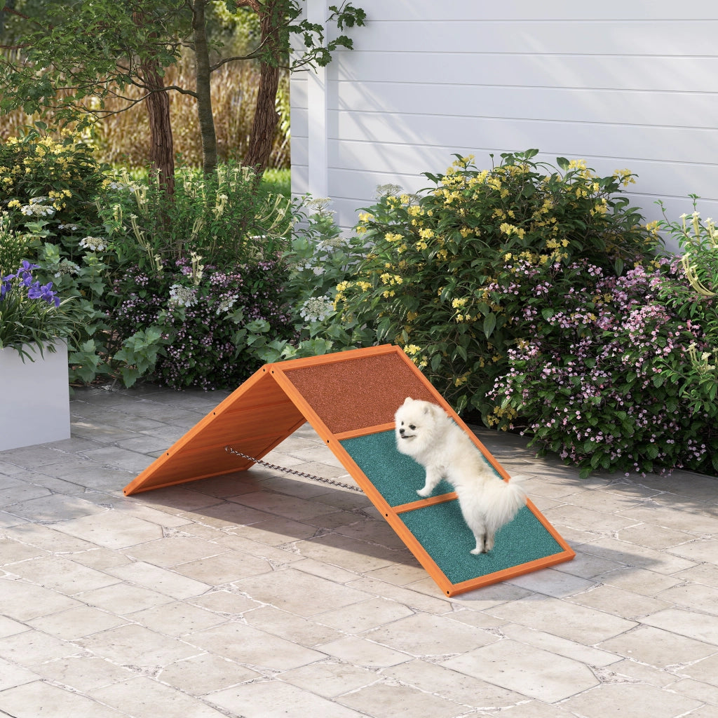 Rampa per Cani Folding ¨C zephmum ¨C Legno Naturale 173x59x66 cm