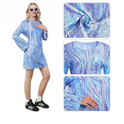 Costume da Disco - Anni 70 - Abito Retro Femminile - Carnevale