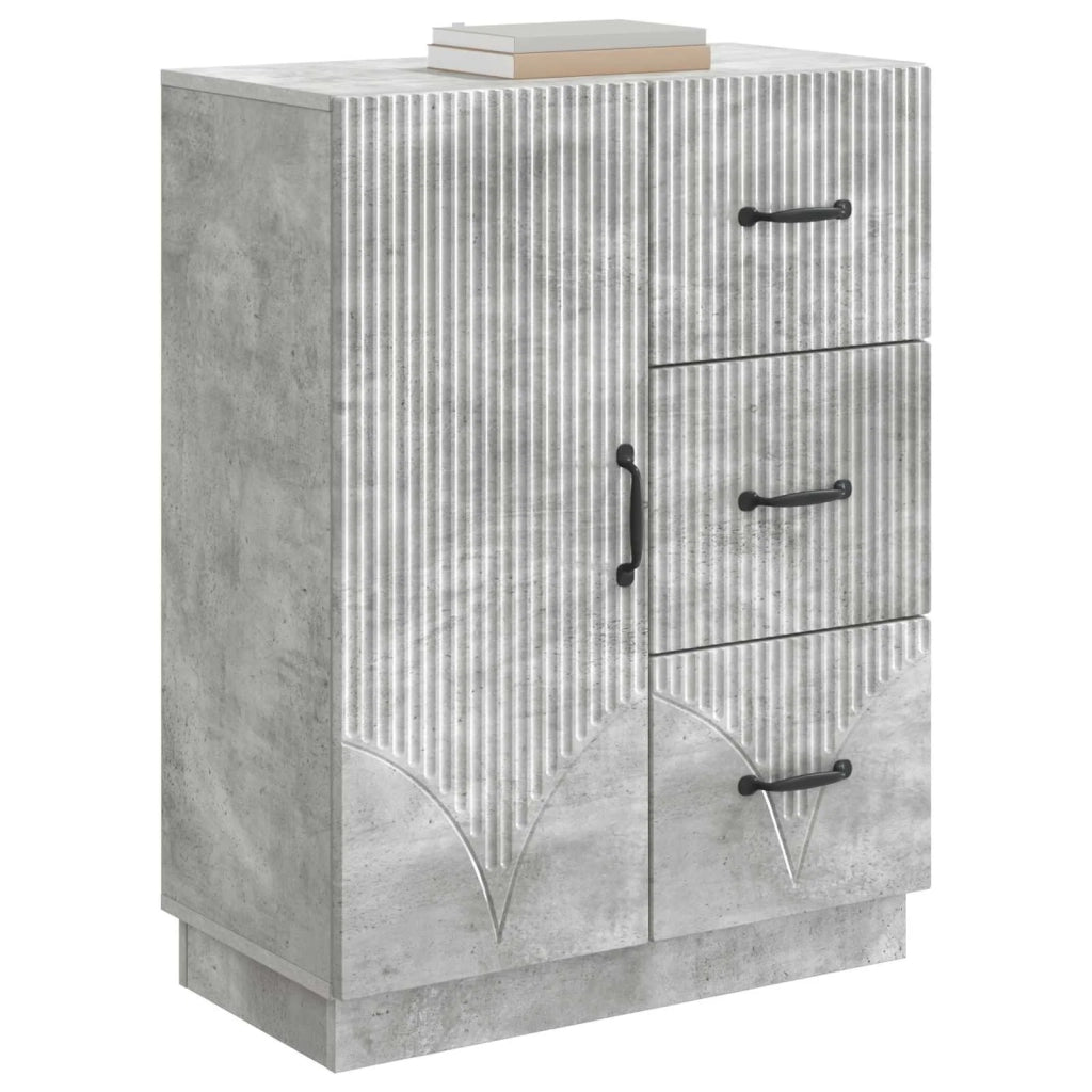 Credenza Grigio Cemento 66 x 34,5 x 87 cm Legno ingegnerizzato