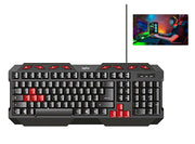 Tastiera Gaming Inphic V610 USB 112 Tasti QWERTY Italiano Anti-Ghosting Plug & Play da gioco