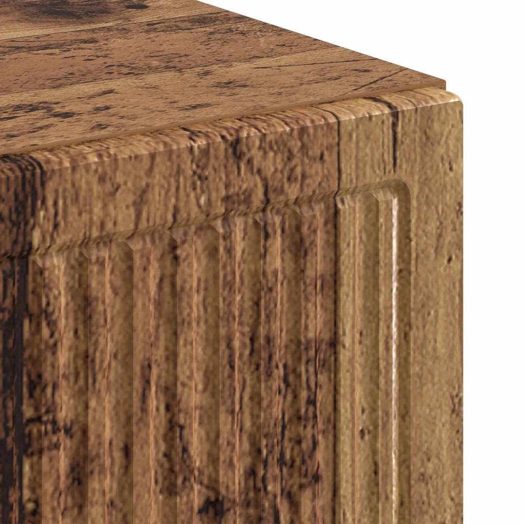 Mobiletto da Bagno EDE Legno antico 59,5 x 31 x 80 cm 895963