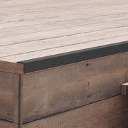 Profili Angolari per Decking in WPC  5 pz 170 cm Nero cod mxl 51460
