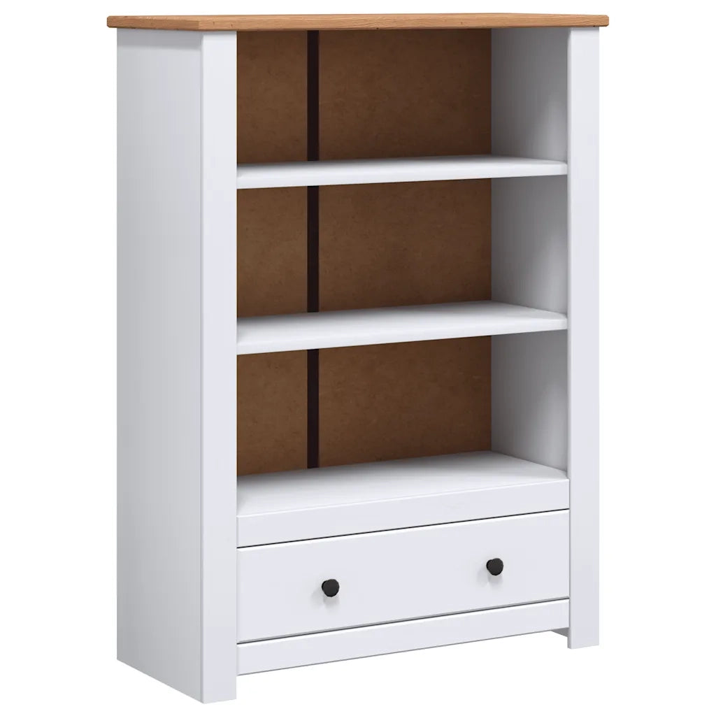 Libreria Bianca 80x35x110 cm in Pino Massello Panama Range