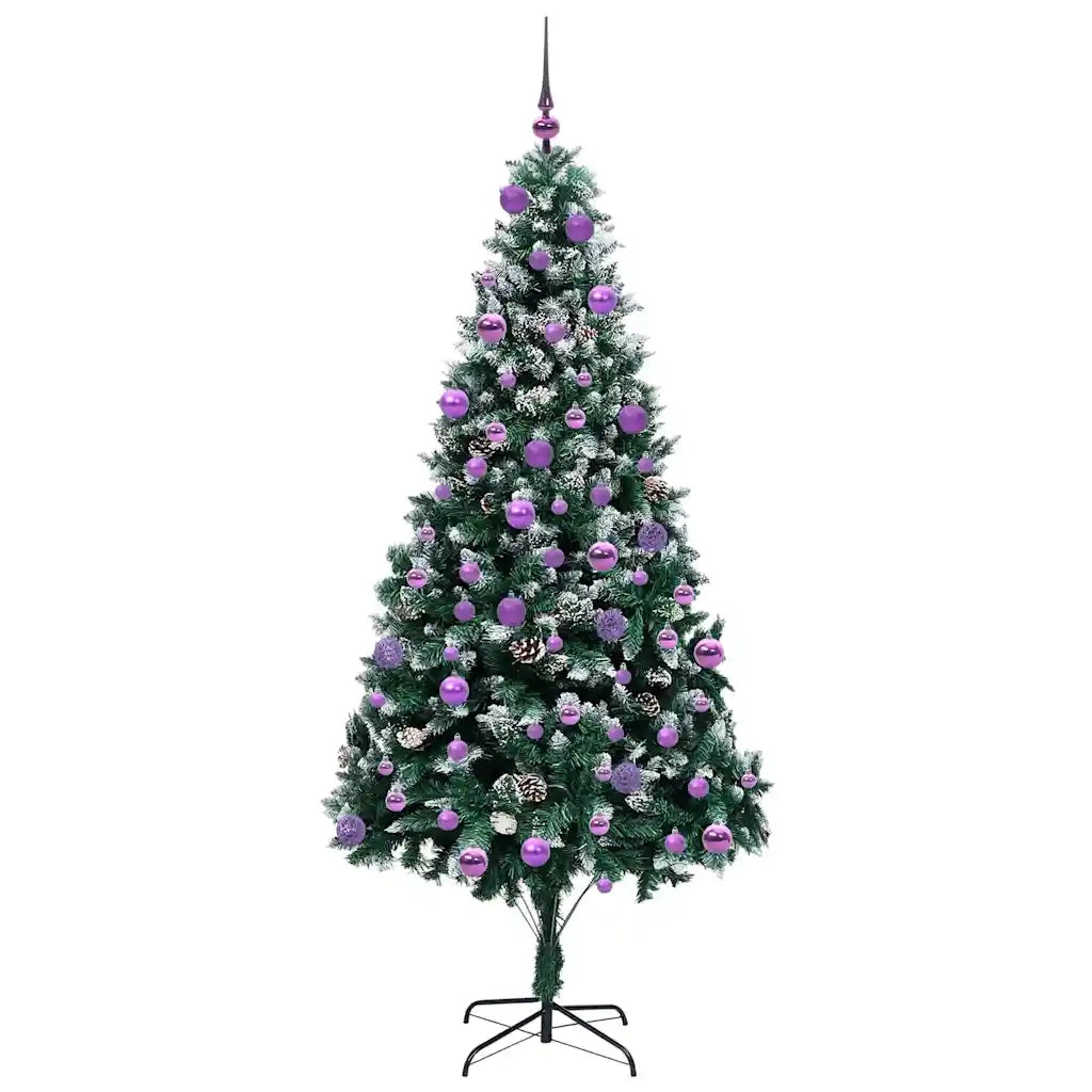 Albero di Natale artificiale con 300 LED Verde 210 cm