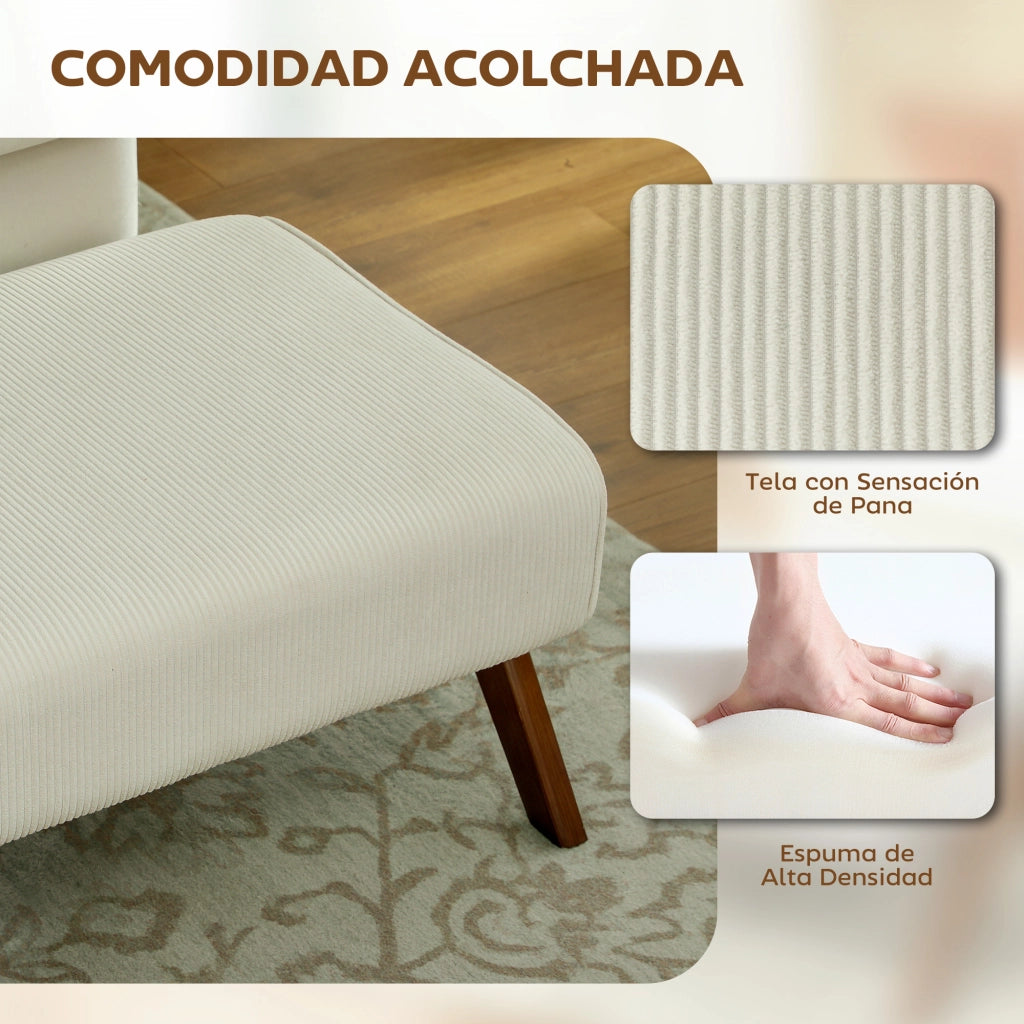 Tavolino da salotto ¨C zephmum ¨C beige, legno, 69x47x36