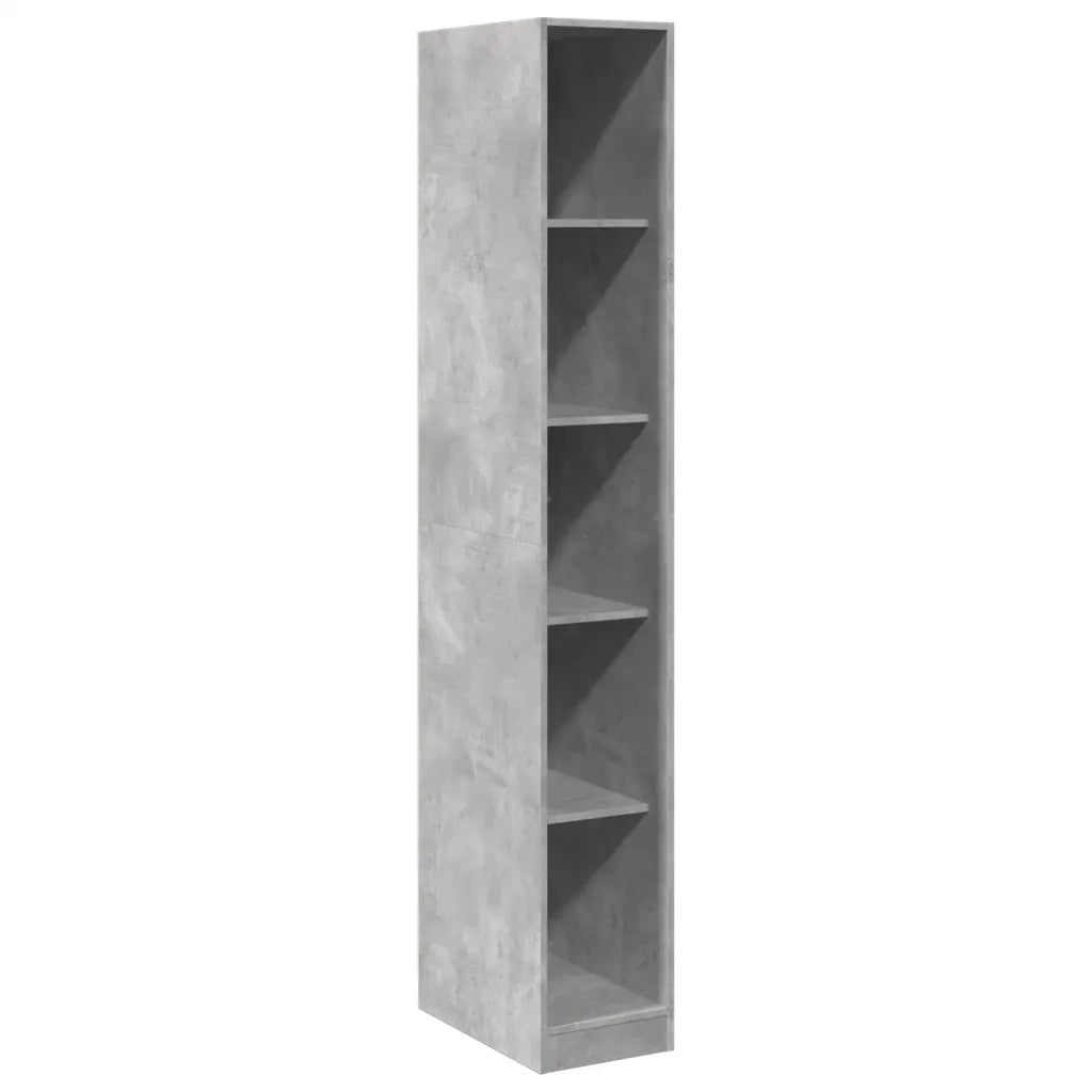 Armadio Grigio Cemento 30x50x200 cm in Legno tecnico 3307705