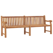 Panca da giardino mobili da esterno per patio terrazza 228 x 69 x 92 cm legno massello di teak 02_0011304