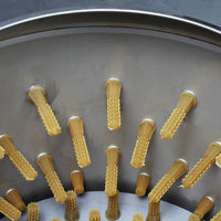 Fudajo Spiumatrice elettrica 1500 w, Spennapolli con tamburo in acciaio inox Ø 50cm 130 dita