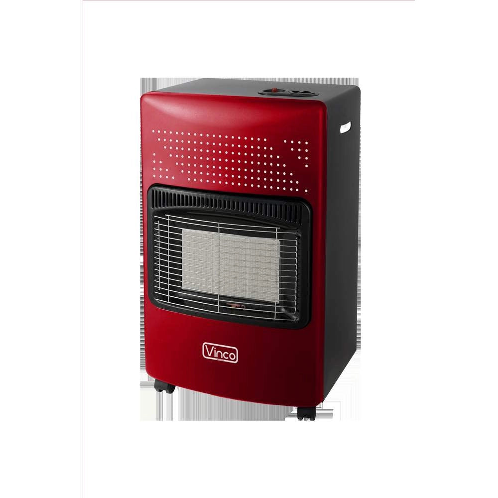 Stufa a Gas Vinco 4,2 Kw Bordeaux con 3 Livelli di Potenza
