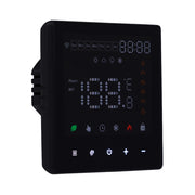 Termostato WIFI Touch Protocollo WIFI 2.4G TUYA, Smart Life Quadrata Compatibile Con Scatola 502 Riscaldamento Caldaia a Gas Riscaldamento Pavimento Con Acqua Nero 3A 100-250V IP20