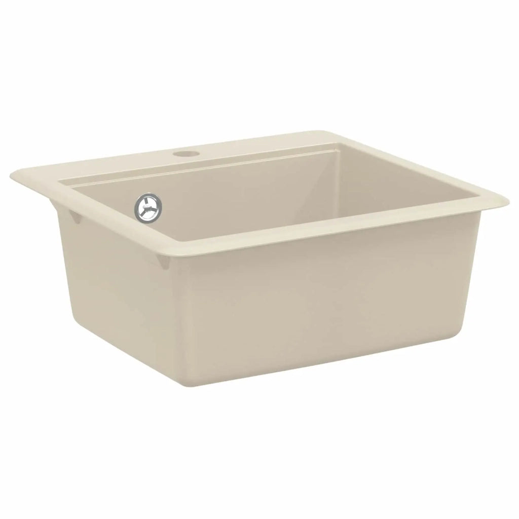Lavello Beige 470 x 440 mm Granito CFW9576837