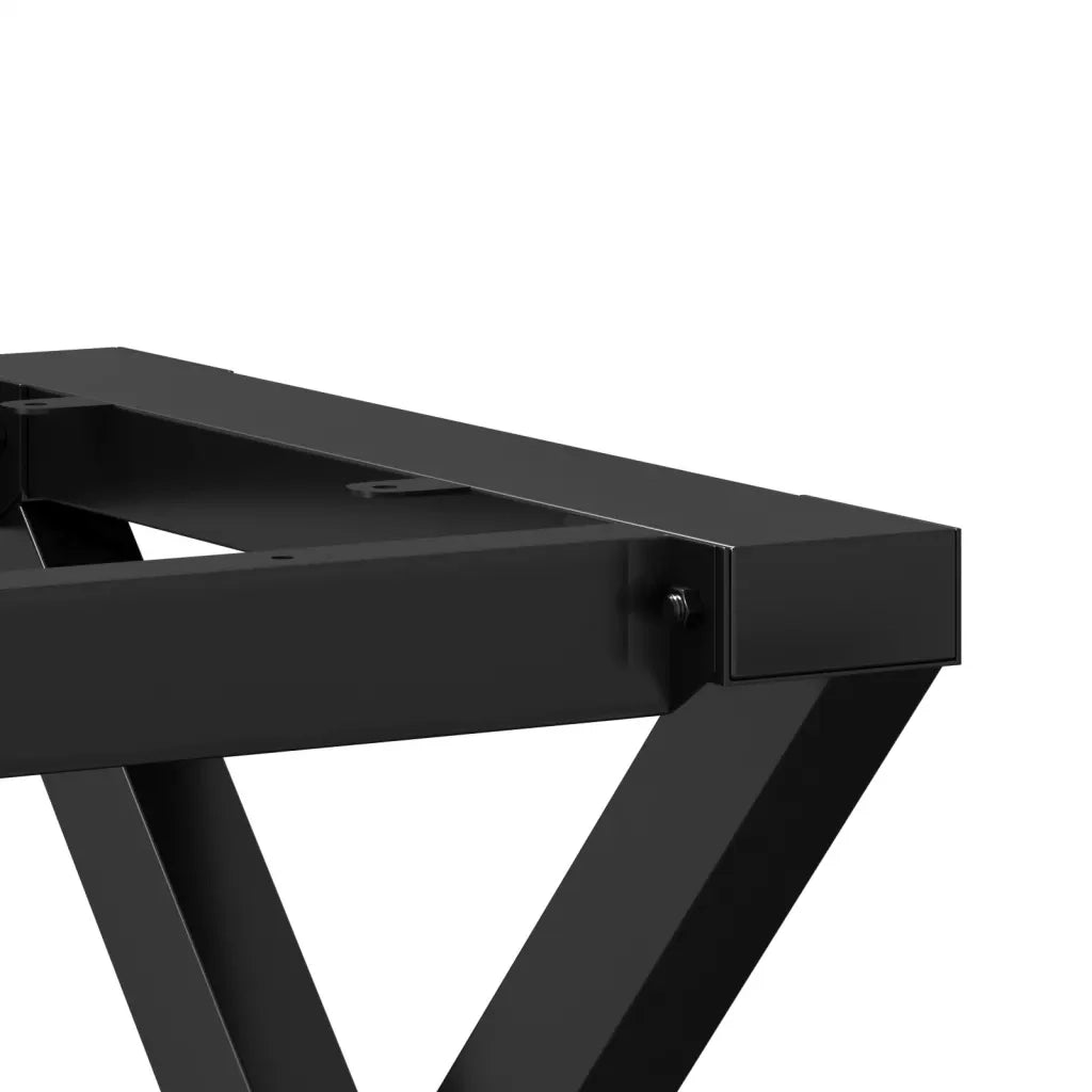 Telaio Gambe a X per Tavolo da Pranzo 160x80x73 cm in Acciaio