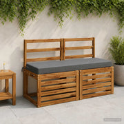 Cuscino per panchina SOEST 100% Poliestere Grigio 949680