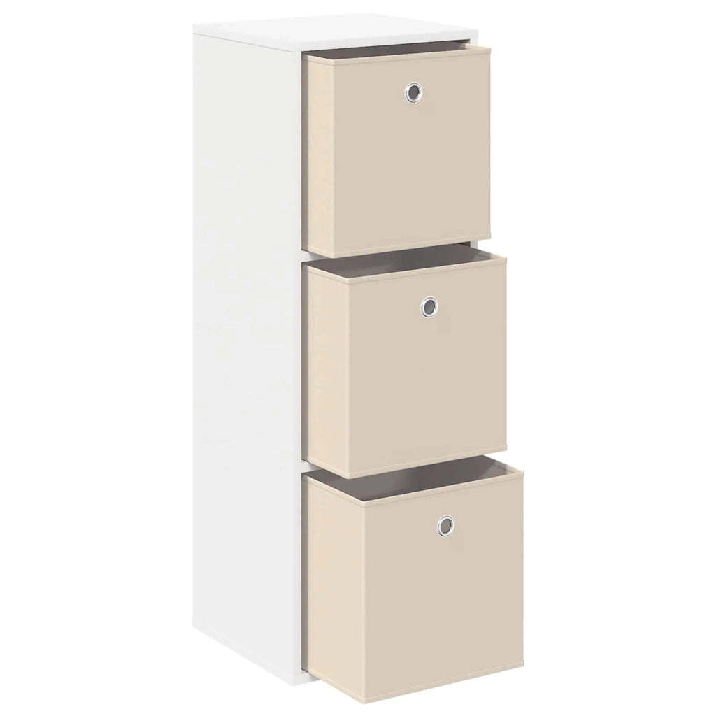 Credenza con cassetto Bianco 35 x 32 x 99,5 cm