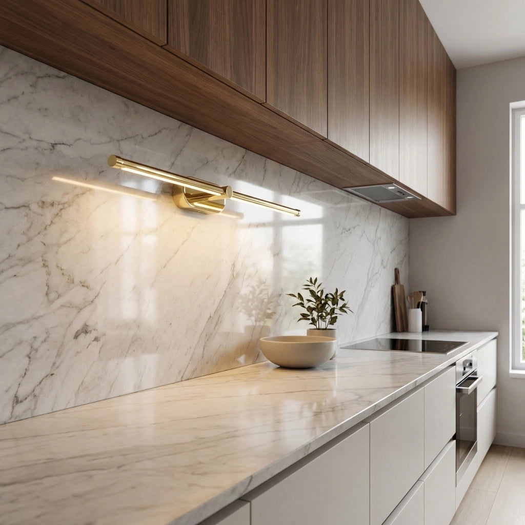 Applique Da Bagno Led APP1890-1W 60 Cm Gold