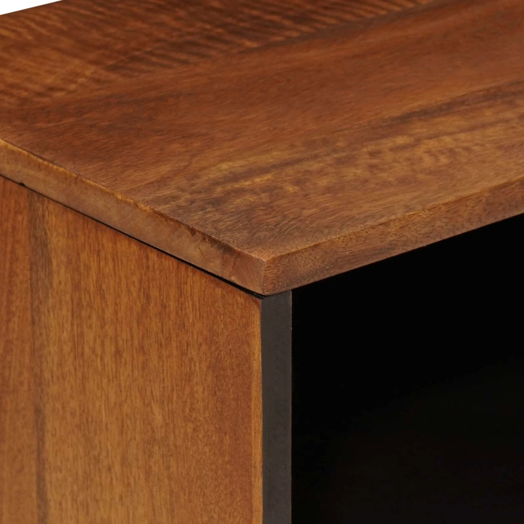 Mobile TV-Credenza per TV Noce 80 x 33 x 46 cm Legno di mango massello 271127