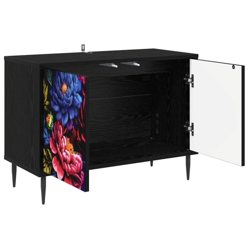 Mobile TV KIEL 69 x 33 x 50,5 cm Rovere Nero 8007023