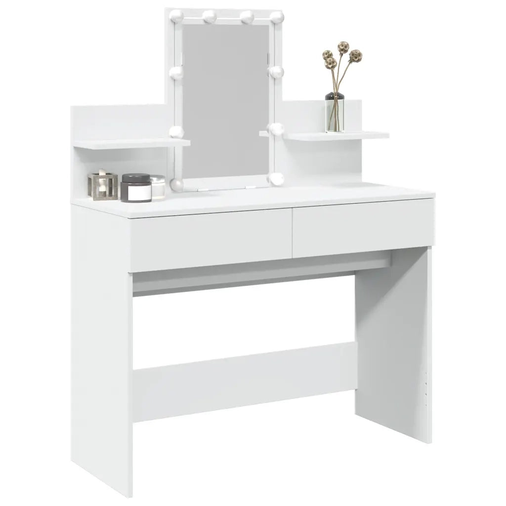 Toeletta con LED Bianco 100x40x130 cm 848199