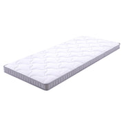 Materasso a molle insacchettate 7 zone con schiuma memory e supporto H3 H4 in schiuma e molle per letto bianco
