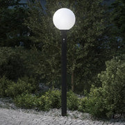 Lampada a paletto con sensore 120 cm Nera IP44 4006117
