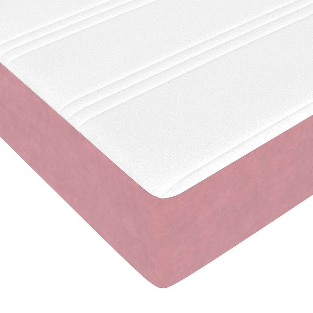 Struttura del letto con materasso-Giroletto Rosa 80 x 200 cm Tessuto 396866