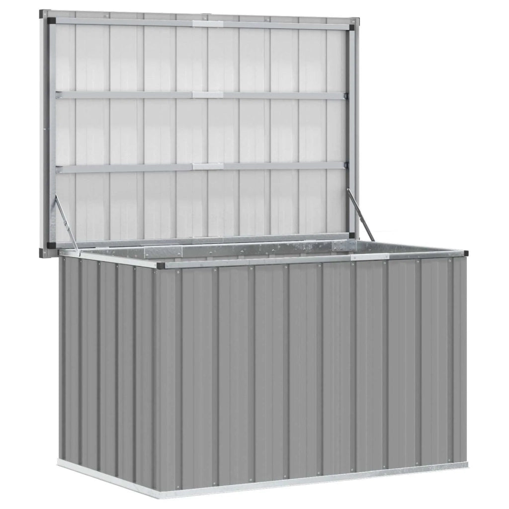 Baule da Giardino Grigio 109x67x65 cm 46258