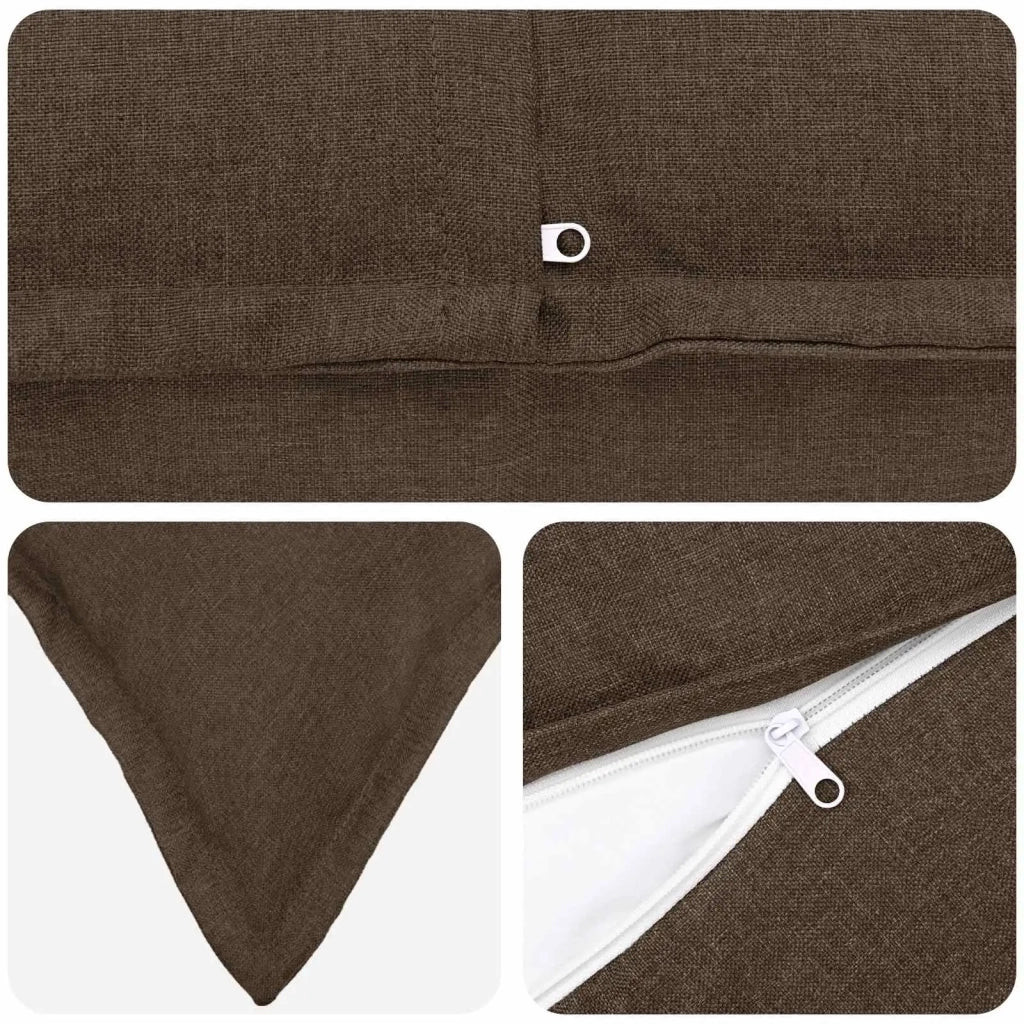 Cuscino con cuscino HOUTEN 2 pz Tortora Lino 935489
