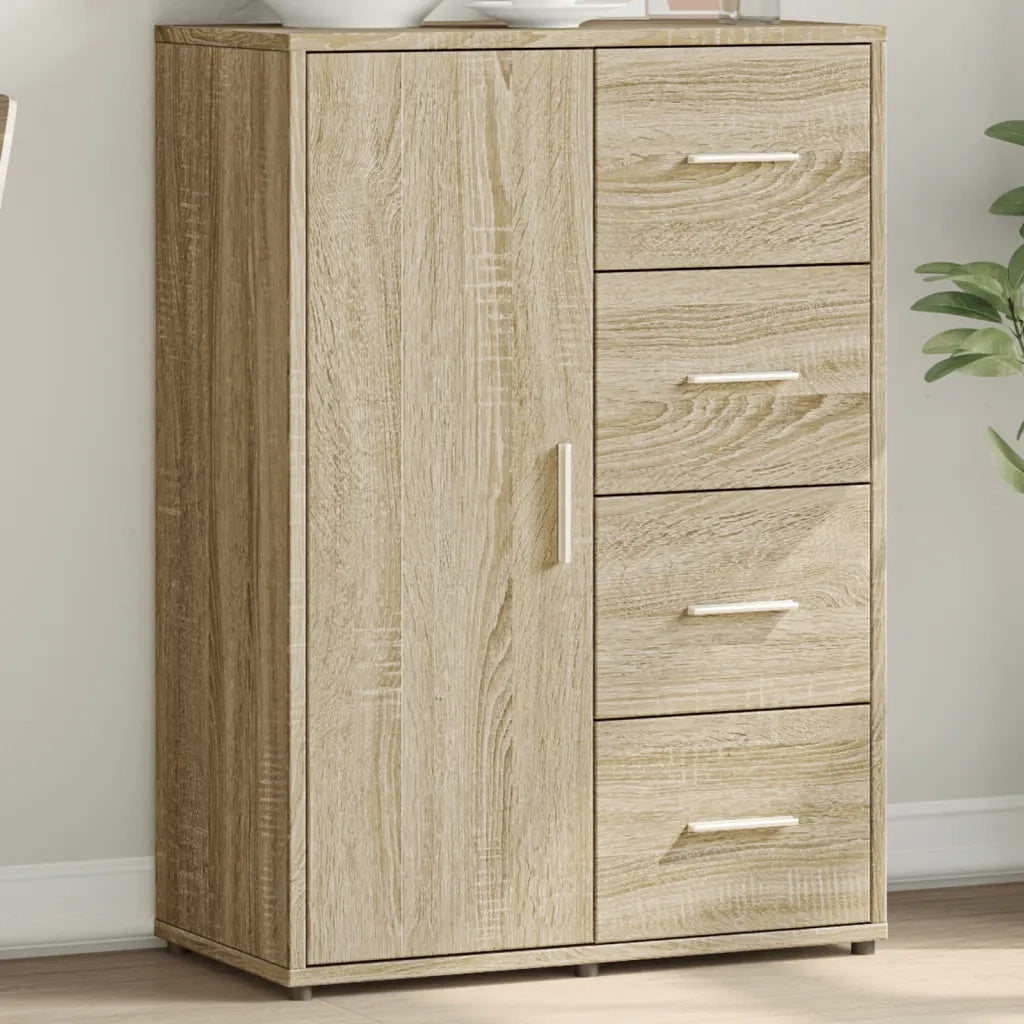 Credenza Rovere Sonoma 60x31x84 cm in Legno Multistratocod mxl 116542