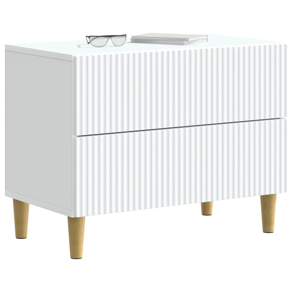 Armadio da Notte Bianco 62 x 34,5 x 48 cm Legno ingegnerizzato 894545