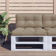 Cuscino per Pallet Tortora 80x40x12 cm in Tessuto 360609