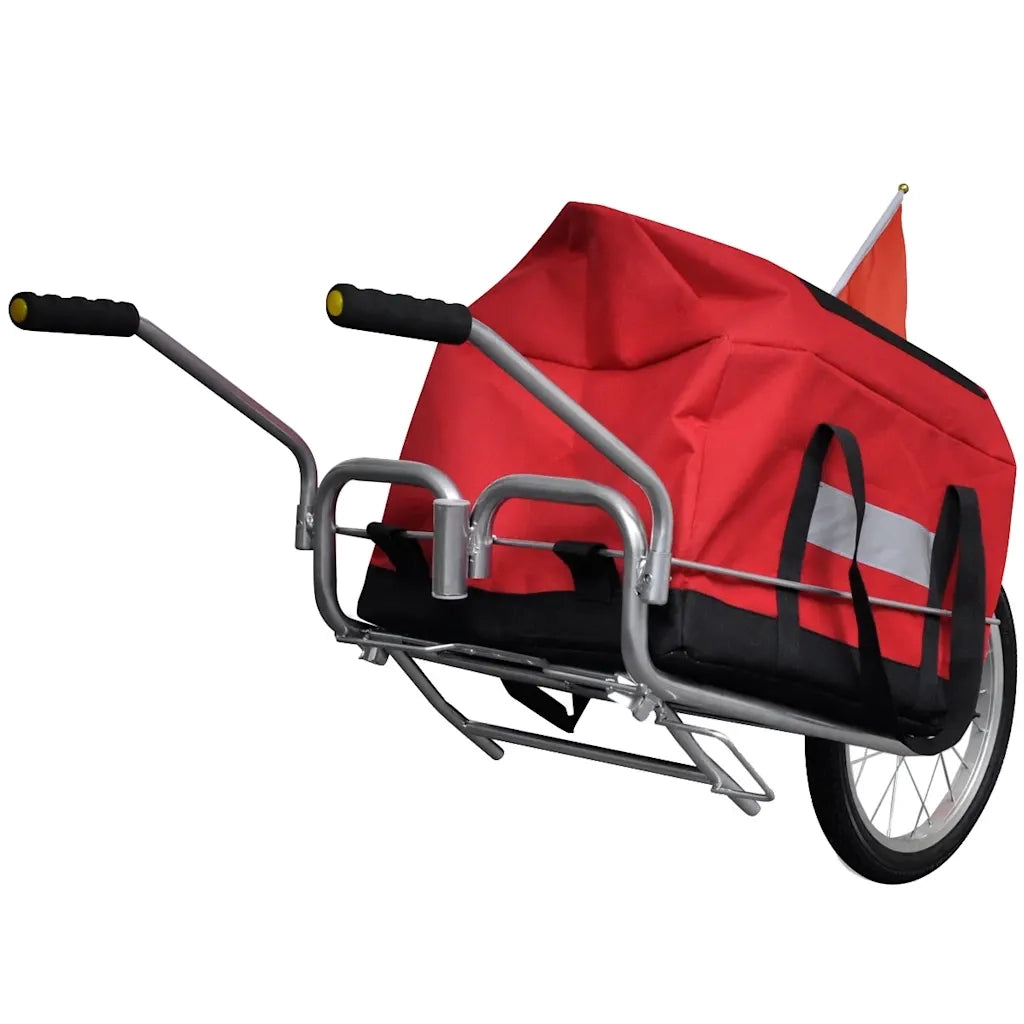 Rimorchio bicicletta con una ruota e borsa cod mxl 66721