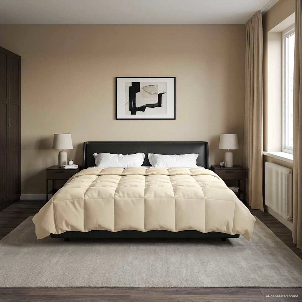 Piumone Completo Annuale 220 x 260 cm 4 stagioni Crema 42026071